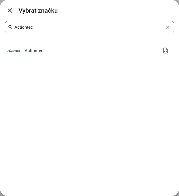 Vyhledání integrace Actiontec v českém RichPear Home